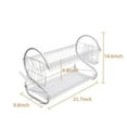 thumbnail image 7 of Wulawindy Multifunctional S-shaped Dual Layers Bowls & Dishes & Chopsticks & Spoons Collection Shelf Dish Drainer, 7 of 7
