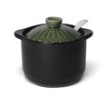 thumbnail image 1 of Retro Casserole Shape Sugar Bowl, Color Lid Salt Pig With Ceramic Spoon, Ceramic Sugar Pot, Porcelain Spice Jars-green-280ml, 1 of 7
