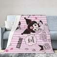 thumbnail image 2 of Kawaii Throw Blanket Anime Collage Blanket Throw Blanket Kuromis Soft Micro Fleece Fuzzy Travel Blanket for Bedroom Living Room Couch Office Car Gift for Women Men All Season 40x30 in, 2 of 18
