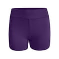 thumbnail image 4 of ELFINDEA Yoga Pants Shapewear Women Banded Shorts Boyshorts Boardshorts Swimsuits Sporty Short Plus Size Body Suits for Womens Purple M, 4 of 7