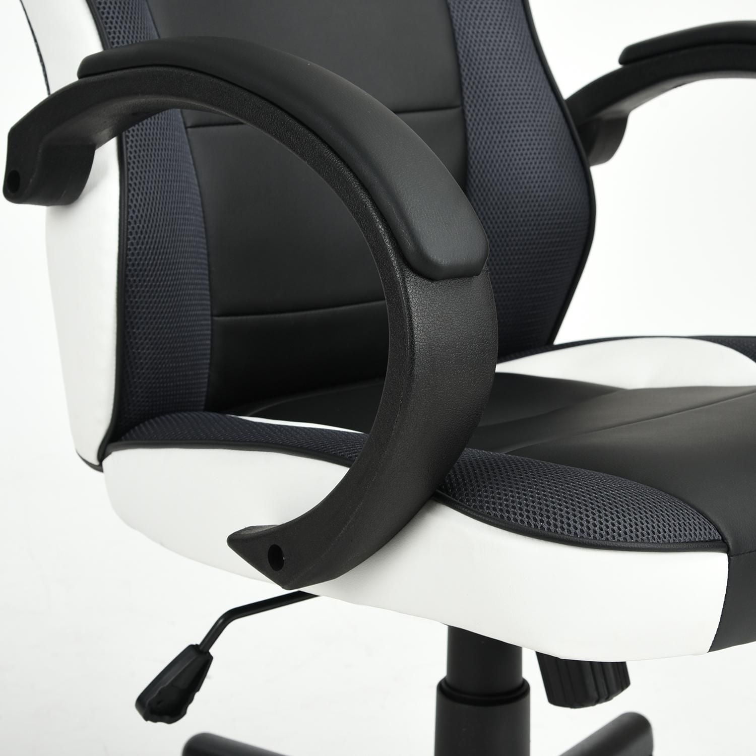 Homylin PU Leather Gaming Chair Desk High Back Swivel Rolling Racing Chairs Executive Desk Chair Adjustable Video Gaming Chairs