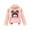 Pink, variant on Iyufng Girls Sweatshirts,Fleece Graphic Cotton Crewneck Pullover Sweatshirt for Girls,Children's Small and Medium-sized Plush Thick Printed High Neck Fashion Tops,Teen Girls Pullover Tops