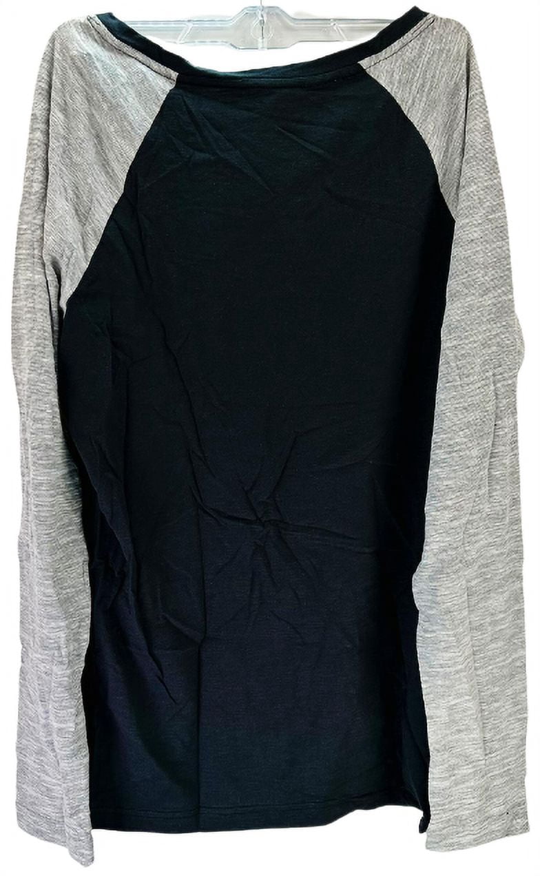 adidas Women's Wisconsin Badgers Tail Sweep Bling Slub T-Shirt- Black/Heather,XL
