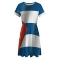 thumbnail image 4 of Bandera Cubana Women's Dress Short Sleeve Summer Sundress Summer Women Clothes, 4 of 7