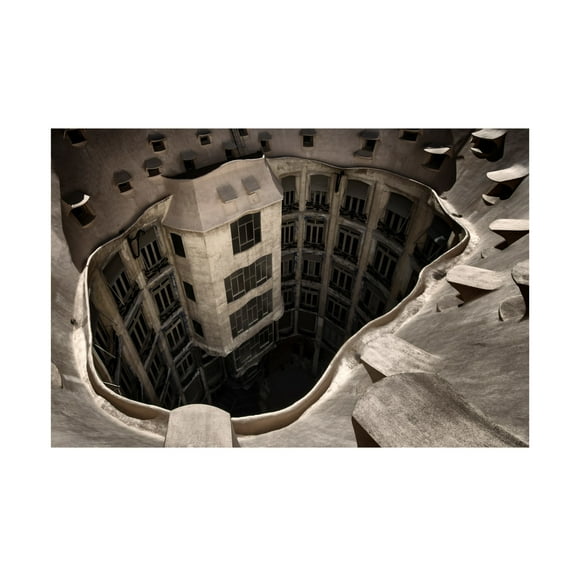 Canvas Wall Art - Gerard Jonkman 'Casa Mila' Wall Art for Living Room, Bedroom, or Office D?cor by Trademark Fine Art - 19 x 12 Inches