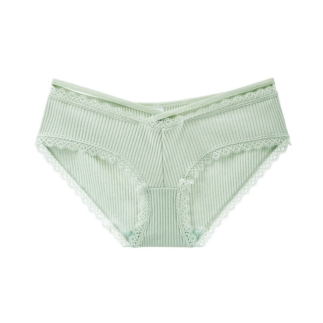 B91xZ sous-Vêtements pour Femmes Caleçons Courts Extensibles Doux Unis, Vert m