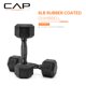 thumbnail image 2 of Par de mancuernas hexagonales recubiertas CAP Barbell de 8 lb (3.6 kg) con mango negro, 2 of 7