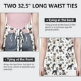 thumbnail image 6 of Schnauzer Dogs with Paw Apron-Garden Aprons for Women with Pockets-Cotton Linen Waterproof Kitchen Cooking Gardening Aprons Adjustable for Kitchen,Cooking,BBQ and Salon 33x27 Inch, 6 of 7