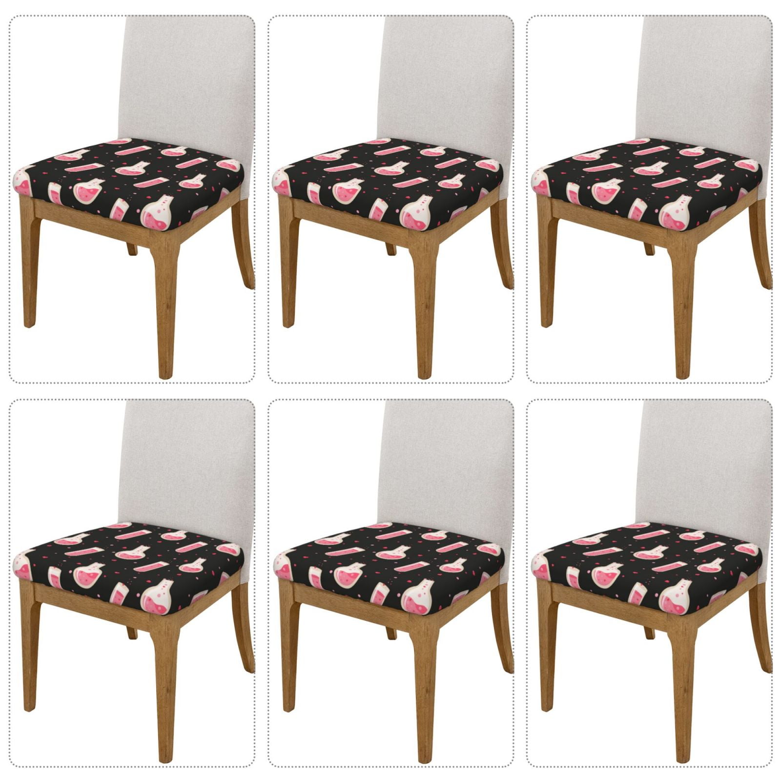Vsdgher Chemistry Tools 1 Couch Cushion Covers, Non-Slip Sofa Seat Cushion Slipcovers, Soft Couch Covers（Don't include seat cushion）Six Piece