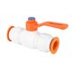 thumbnail image 2 of Juego de 2 accesorios de tubería de agua de plástico duradero de 20 mm con válvula de bola de conexión rápida PPR, 2 of 8