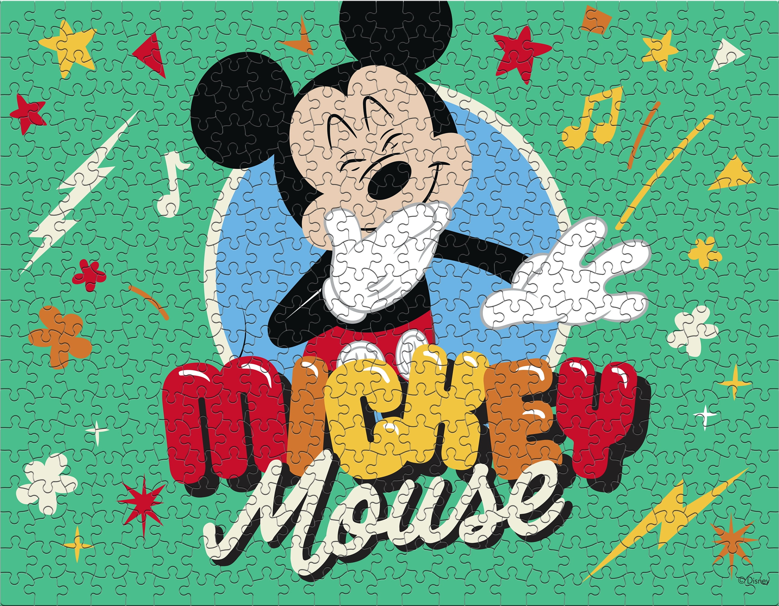 Ceaco Disney Classic Kids 4-in-1 Multipack Interlocking Jigsaw Puzzles for Children Ages 6+