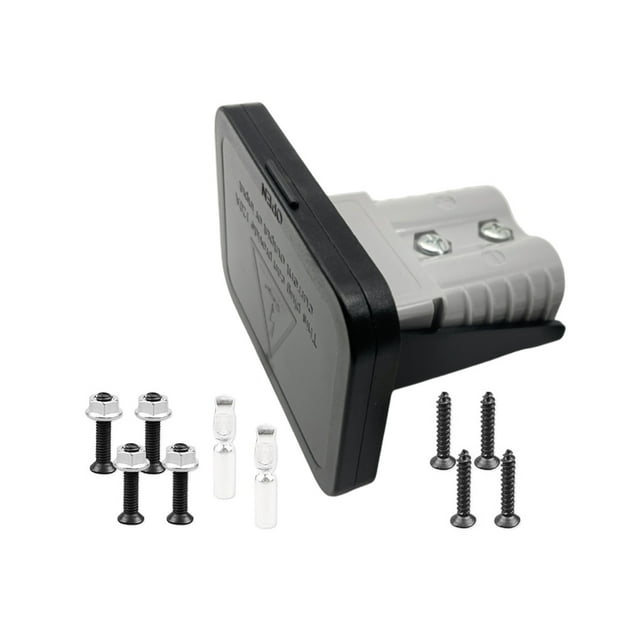 Maytalsory Plug Mounting Panel For Connectors Flush Mount Recessed Plate For Parts 120A Grey 1Set