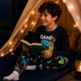 thumbnail image 3 of Quad Seven Boys Pajama Set Cozy Graphic Printed Short Sleeve Sleep Shirt and Pajama Pants 2 Piece, 3 of 7