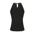 thumbnail image 4 of Sngxgn Camisole Stretch Womens Tank Top, Soft Blend Camisole Tank Top(Black,S), 4 of 5