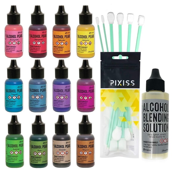 GrandProducts Tim Holtz Alcohol Pearls Set de 12 colores
