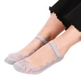 thumbnail image 4 of LYXSSBYX Fuzzy Socks for Women Hot Sale Clearance Summer Women Ladies Sheer Silky Glitter Transparent Short Stockings Ankle Socks, 4 of 4