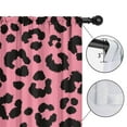 thumbnail image 4 of Blackout Kids Curtains,Pink and Black Of Leopard Print Childrens Insulated Curtains Set Of 2,Bedroom Essentials,Toddler Room Decor 52"x63", 4 of 5