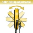thumbnail image 3 of 20-Inch Tilting Pedestal Fan, 4300 CFM High Velocity 3-Speed Standing Fan with 1/5HP Motor for Residential, Commercial, Industrial, Warehouse, Garage & Workshop Use - UL Safety Listed (Yellow), 3 of 6