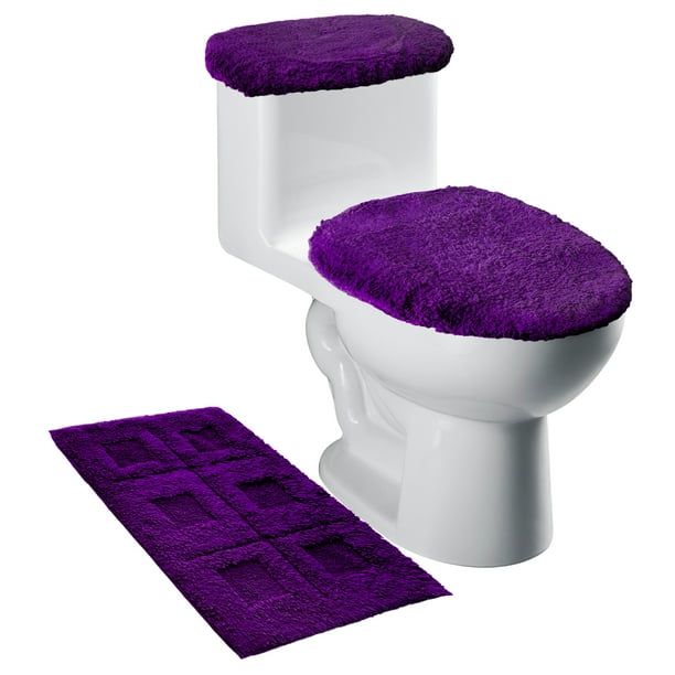 Juego Para Baño Estandar 3 Piezas Fundas Y Tapete De Algodón Nubisuave JB STANDARD