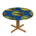 thumbnail image 3 of ONETECH  Volleyball Pattern Tablecloth Round Party Decoration Table Cover for Holiday Home Decor Family Picnic Dining, 3 of 7