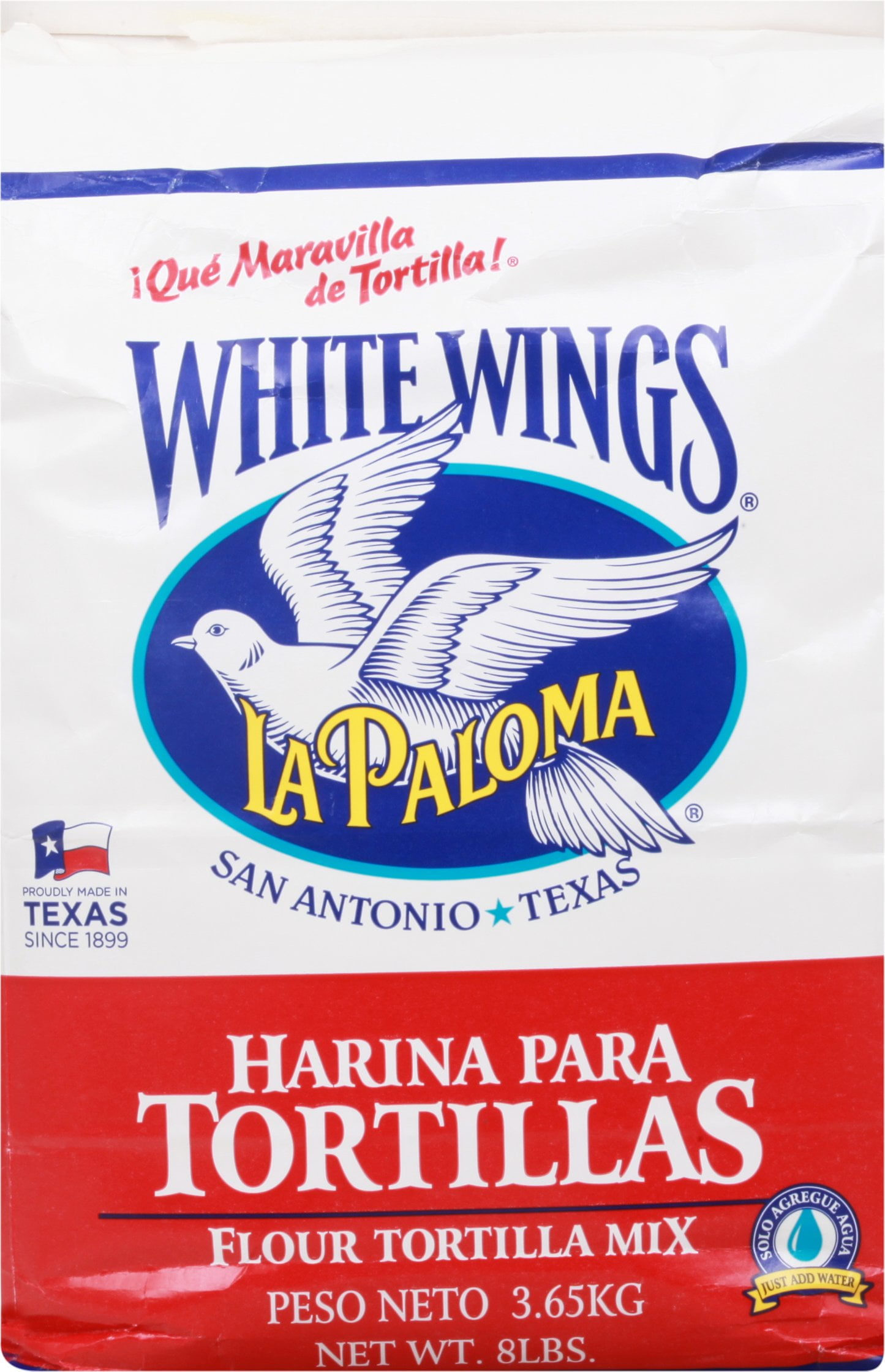 White Wings® La Paloma® Enriched Bleached Flour Tortilla Mix, 8 lb. Bag