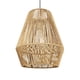 thumbnail image 1 of Lámpara colgante de estilo retro, cuerda de papel, lámpara colgante de mimbre, artesanía hecha a mano, pantalla para sala de estar, restaurante, Yuyangstore Pantalla tejida, 1 of 8
