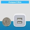 thumbnail image 4 of Cargador de pared USB X-EDITION, paquete de 4, 2.1A, doble puerto, 4 of 7