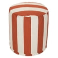 thumbnail image 2 of Majestic Home Goods  Vertical Stripe Indoor / Outdoor Ottoman Pouf 16" L x 16" W x 17" H, 2 of 5