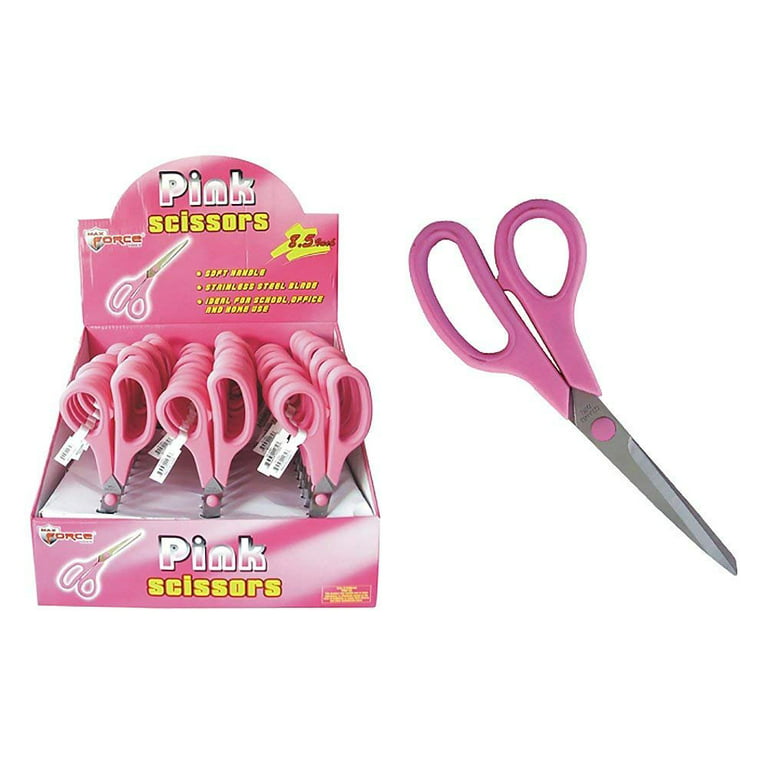 Diamond Visions Max Force 04-0962 8.5 Inch Multi Purpose Pink Scissors  Multipack 3 Scissors