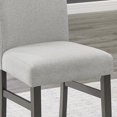 thumbnail image 5 of Selena 6Pc 60" Rectangular Gray Faux Marble Wood Dining Set w/4 Chairs & Bench, 5 of 7