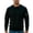 Black, variant on Chiccall Mens Crewneck Fleece Sweatshirts Long Sleeve Pullover Casual Solid Athletic Sweatshirts with Zipper Pocket