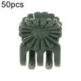 thumbnail image 2 of Visland Orchid Stem Clips Plant Clips 50Pcs Plant Support Clips Garden Flower Thick Plastic Vine Clips, 2 of 6