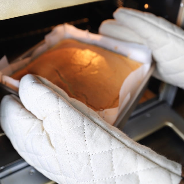 BRIGHTFUFU 2Ud Guantes Para Con Aislamiento Térmico Y Tejido Duradero Para Cocina En