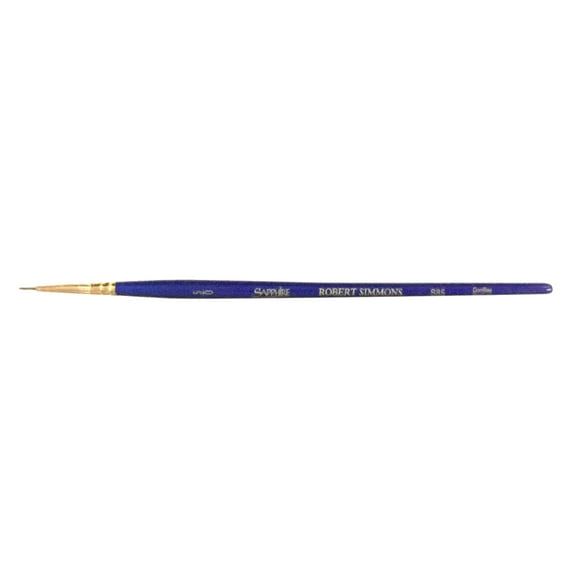 Robert Simmons Sapphire Brush, Watercolor Round, Short Handle, 5/0