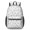 Baseballs and Bats, variant on Baseball Gloves and Footballs White 17" School Backpacks for Teens,Waterproof Oxford Fabric,S-Shape Padded Straps for School,Travel,Hiking,Camping