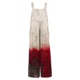 thumbnail image 6 of LNZGNM Halloween Womens Jumpsuit Jumpsuit Graphic Printed Square Neck Sleeveless Wide Leg Jumpsuit with Side Pockets and Button Straps,Yellow (XL), 6 of 6