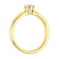 thumbnail image 2 of 1/4 Carat 6-Prong Set Diamond Solitaire Engagement Ring Band in 14K Yellow Gold (Ring Size 7.5), 2 of 4
