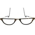 thumbnail image 2 of Neckglasses 9039 Maria Round Tortoise Shell Black Foldable Cord Reading Glass - Strength 1.75, 2 of 10