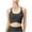 Black bra, variant on safuny Sports Bra for Women Ultra Light Lingerie Yoga Wear Running Back Training Shock-proof Breasted Comfort Daily Brassiere Underwear Wireless Push-Up Bra Camisole Black L