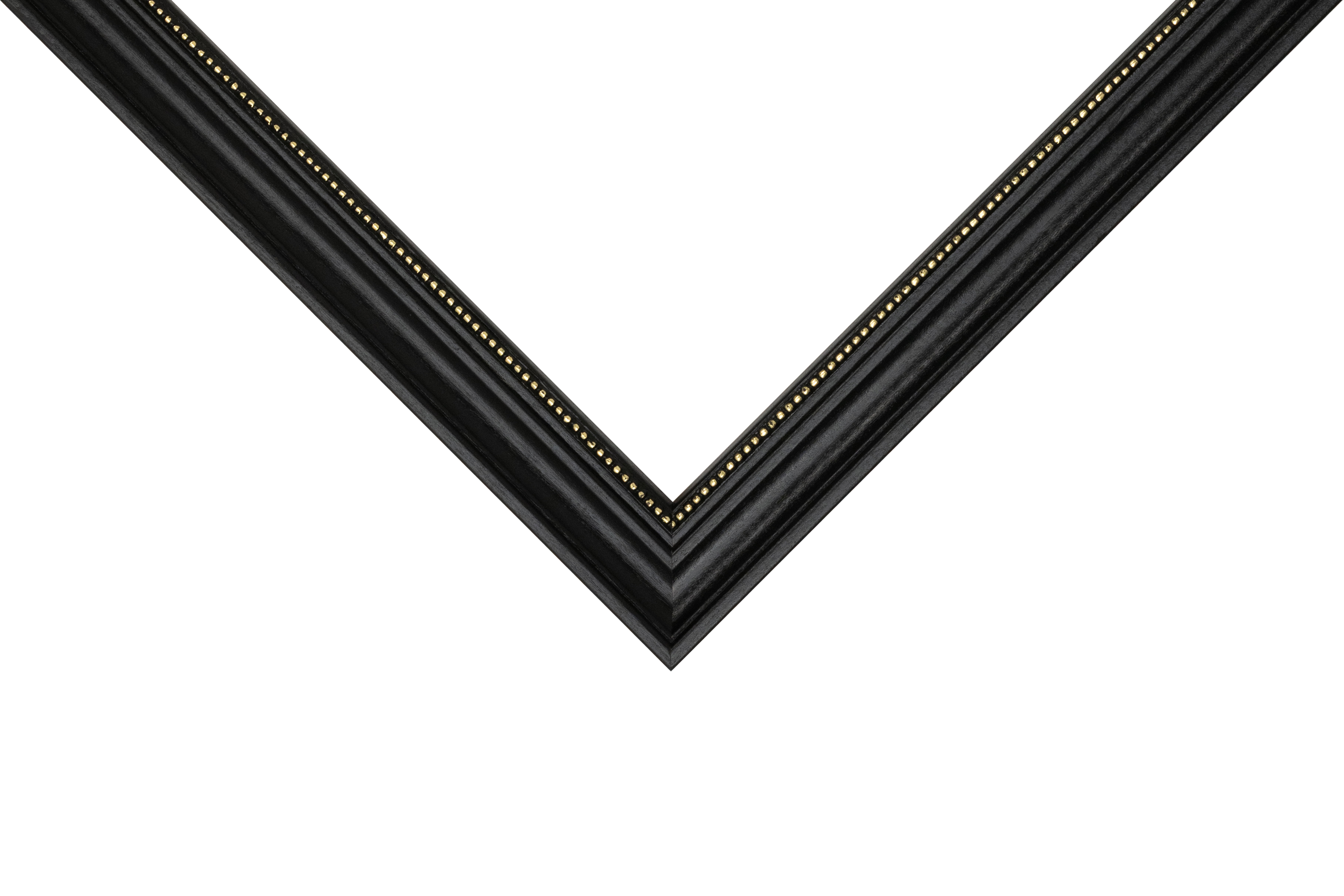 Boardroom Black with Gold Bead 18x24 Inch Picture Frame
