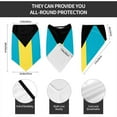 thumbnail image 4 of Bahamas Flag Neck Gaiter Balaclava Face Scarf Mask Quick-Dry Half Masks For Women Men Sun Protection Breathable Dustproof, 4 of 7