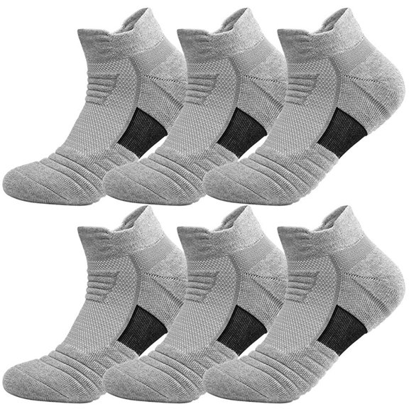 Penkiiy Socks for Men Men's And Women's Sports Cotton Socks Breathable And Anti-odour 6 Pairs B Socks