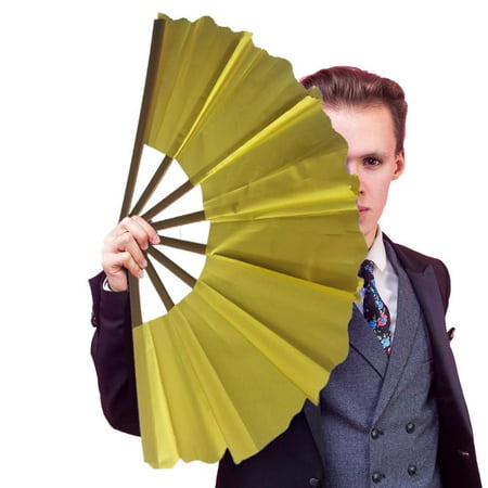 

Fovolat Magic Trick Fan Magic Close Up Fan Large Festival Folding Hand Fan Multi-color Women Men Party Performance Pro Broken and Restored Fan Gift Home Decoration beautiful