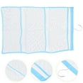 thumbnail image 2 of Organizador de baño de secado rápido con 6 bolsillos colgantes de malla para ducha, accesorios de baño que ahorran espacio, con un solo gancho (azul cielo), 2 of 5