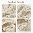 thumbnail image 5 of Crochet Hat for Women Cotton Slouchy Beanie Knitted Handmade Skull Cap for Summer Travel Daily Wear, 5 of 6