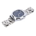 thumbnail image 2 of Reloj para hombre Nikou luminoso resistente al agua correa de acero inoxidable blanco y azul, 2 of 15