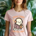 thumbnail image 5 of Dead Tired But Still Vibin’ Shirt | Funny Ghost Graphic Tee | Unisex Casual T-Shirt, Navy, Size 2XL, 5 of 6