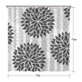 thumbnail image 5 of Waterproof Bohemian Shower Curtain 72x72 Inch Boho Style Polyester Unique Shower Curtain for Bathroom Hotel Home Decor with 12 Plastic Hooks, 5 of 5