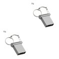 thumbnail image 2 of Sidaley Mini U Disk USB 2,0 USB Flash Drive de alta velocidad portátil computadora Flash Disk Recorder 16GB 32GB 64GB Pendrive Memoria Usb Plata 32g 2piezas, 2 of 6