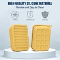 thumbnail image 5 of Superior Leak-Proof Silicone Travel Soap Case with Drainage Lid/Layer, Compact Bar Soap Container, Durable Soap Holder for Camping, Gym, and Travel Size Toiletries (Butter-Yellow), 5 of 6